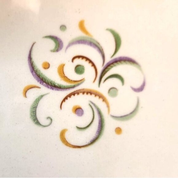 Eggshell Nautilus Autumn Oval Serving Platter Gold Trim 11.5 x 9 inch Fine China - Picture 6 of 9